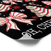 Oh Christmas Tree Cakes Debbie Becky Jen Cake Love Poster (Hoek)