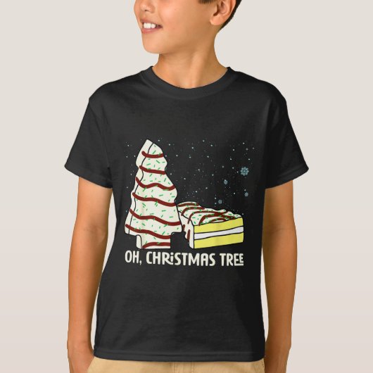 Oh, Christmas Tree Cakes Shirt Funny Cakes Debbie  (Voorkant)