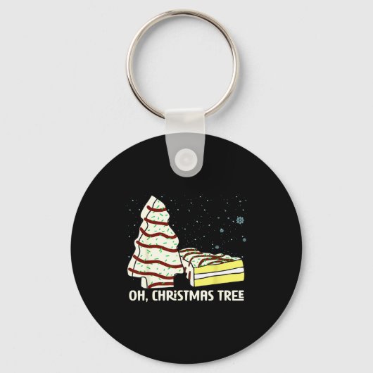 Oh, Christmas Tree Cakes Shirt Funny Cakes Debbie Sleutelhanger (Voorkant)