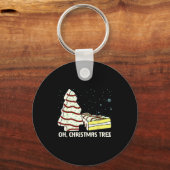 Oh, Christmas Tree Cakes Shirt Funny Cakes Debbie Sleutelhanger (Voorkant)