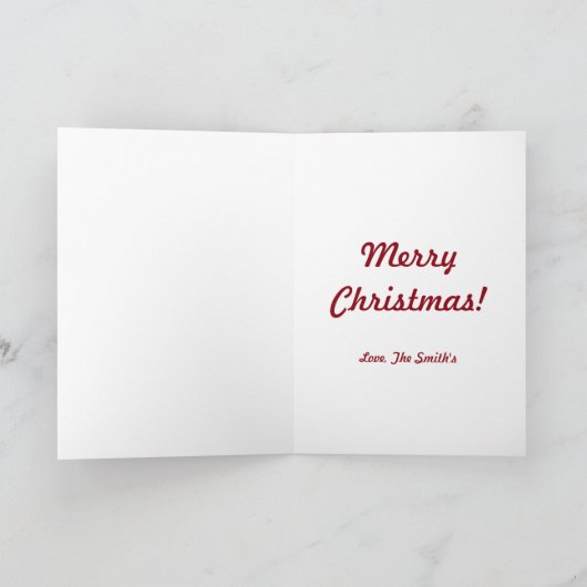 Oh Christmas Tree Doodle Feestdagen Kaart (Binnen)