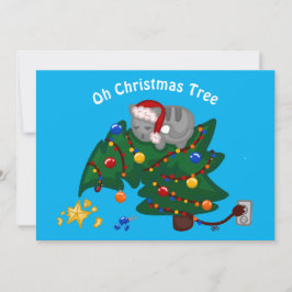 Oh Christmas Tree Holiday Card Feestdagenkaart