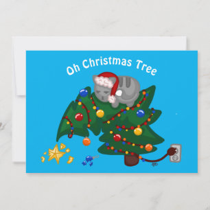 Oh Christmas Tree Holiday Card Feestdagenkaart