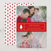 Oh Christmas Tree | Holiday Photo Card Feestdagenkaart (Voorkant / Achterkant)