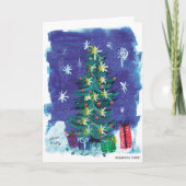 Oh Christmas Tree - Kinder kunst voor CHOC Bedankkaart (Voorkant)