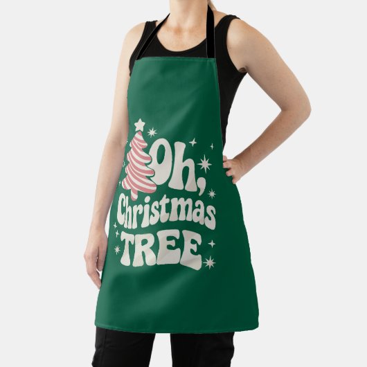 Oh Christmas Tree Light Merry Christmas Xmas  Schort (Insitu)