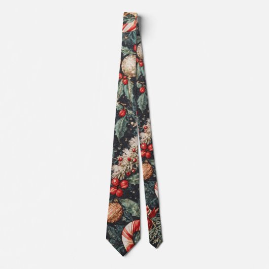 Oh Christmas Tree - Men's Custom Necktie Stropdas (Voorkant)