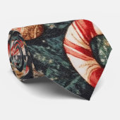Oh Christmas Tree - Men's Custom Necktie Stropdas (Opgerold)
