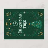 Oh Christmas Tree Postcard Feestdagenkaart (Voorkant)