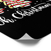 Oh Christmas Tree Shirt Snack Cake Xmas For Women  Poster (Hoek)