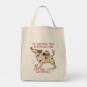 Oh Christmas Tree Your Fairy Lights Are History Tote Bag (Achterkant)