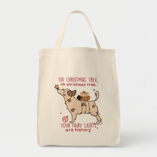 Oh Christmas Tree Your Fairy Lights Are History Tote Bag (Voorkant)