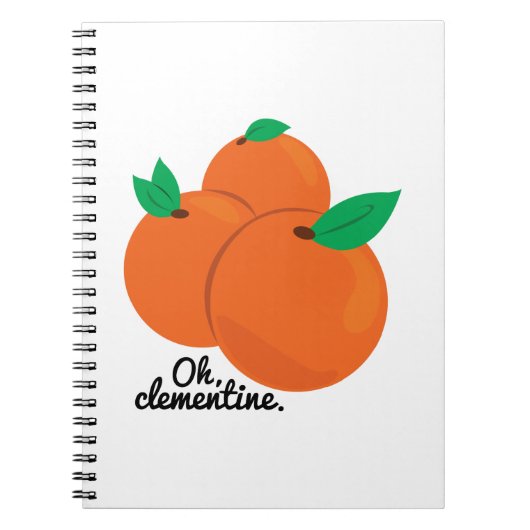 Oh Clementine Notitieboek (Voorkant)