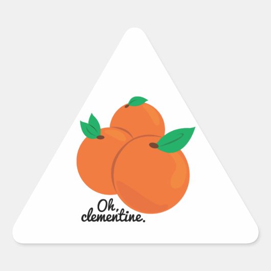 Oh Clementine Sticker (Voorkant)