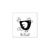 "Oh Cluck!" Kippeneierstempel Rubberstempel (Afrduk)