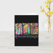 Oh Come Let Us Adore Him Christian Christmas Coque Kaart (Gele Bloem)