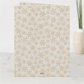 "Oh Come Let Us Adore Him" Nativity Christmas Kaart (Achterkant)