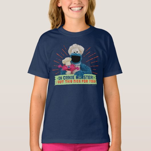 Oh Cookie Monster! Ik heb dit leuk voor je. T-shirt (Voorkant)