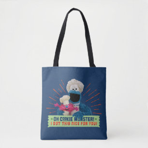 Oh Cookie Monster! Ik heb dit leuk voor je. Tote Bag