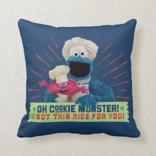 Oh Cookie Monster! Ik heb dit mooie voor je Kussen