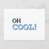 Oh Cool Text Briefkaart (Voorkant)