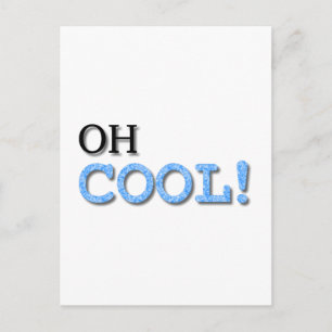 Oh Cool Text Briefkaart