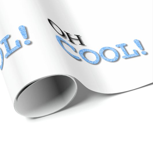 Oh Cool Text Cadeaupapier (Rol Hoek)