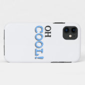 Oh Cool Text Case-Mate iPhone Case (Achterkant (horizontaal))