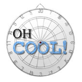Oh Cool Text Dartbord (Voorkant)