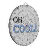 Oh Cool Text Dartbord (Voorkant Links)