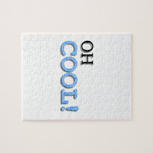 Oh Cool Text Legpuzzel (Horizontaal)
