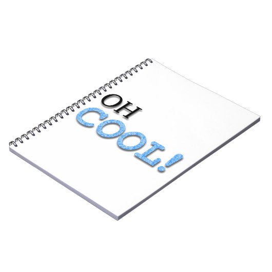 Oh Cool Text Notitieboek (Linkerzijde)