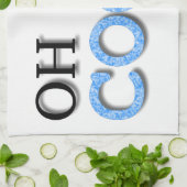 Oh Cool Text Theedoek (Gevouwen)