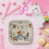 Oh Cowboy Papier Bord Western Verjaardag (Feest)