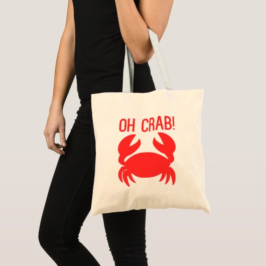 Oh Crab Canvas tas (Voorkant (product))