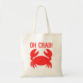 Oh Crab Canvas tas (Voorkant)