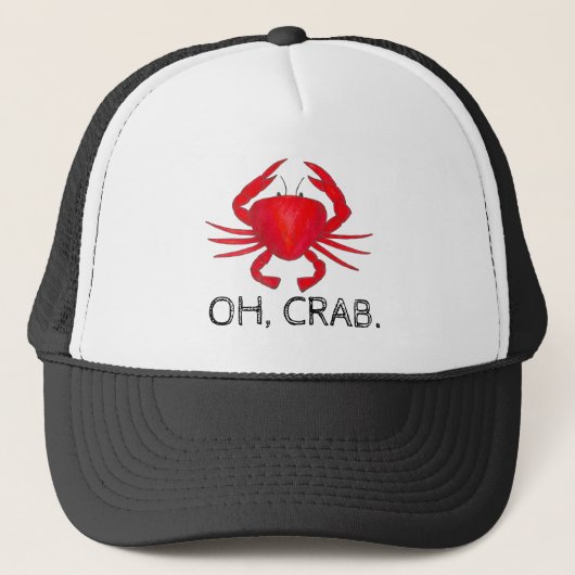 Oh, Crab (Crap) Red Baltimore Maryland Crabs Pet (Voorkant)