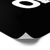 Oh Crab Funny Crab Phrase Dark BG Poster (Hoek)