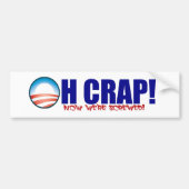 Oh Crap! Bumpersticker (Voorkant)
