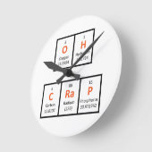 Oh Crap Periodic Table Wall klok (Hoek)