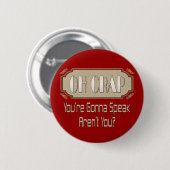 Oh Crap Ronde Button 5,7 Cm (Voorkant /achterkant)