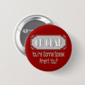 Oh Crap Ronde Button 5,7 Cm (Voorkant /achterkant)