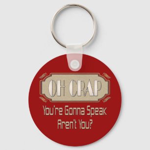 Oh Crap Sleutelhanger