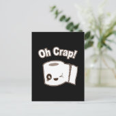 Oh Crap (toiletpapier) Briefkaart (Staand voorkant)