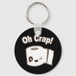 Oh Crap (Toiletpapier) Sleutelhanger