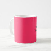 Oh Crap, ze is omhoog! Koffiemok (Voorkant links)