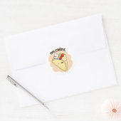 Oh Crepe Funny Food Pun Ronde Sticker (Envelop)