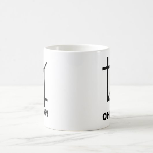 Oh Crop Funny Mug Koffiemok (Center)