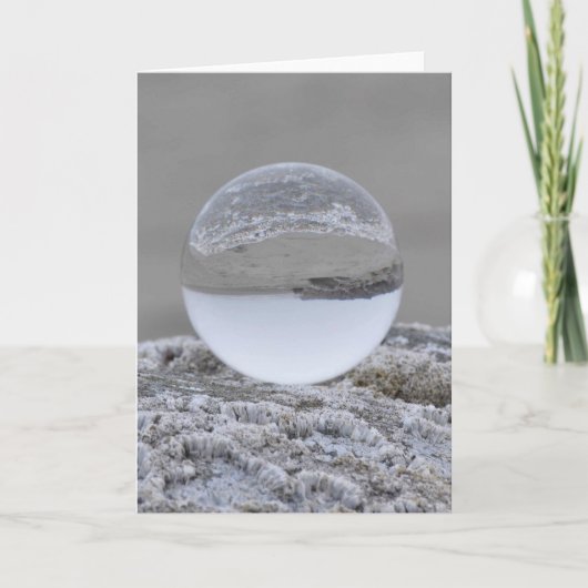 Oh Crystal Ball Breng me naar de oceaan - Frameabl Kaart (Voorkant)