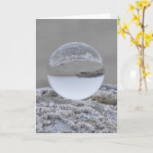 Oh Crystal Ball Breng me naar de oceaan - Frameabl Kaart (Gele Bloem)